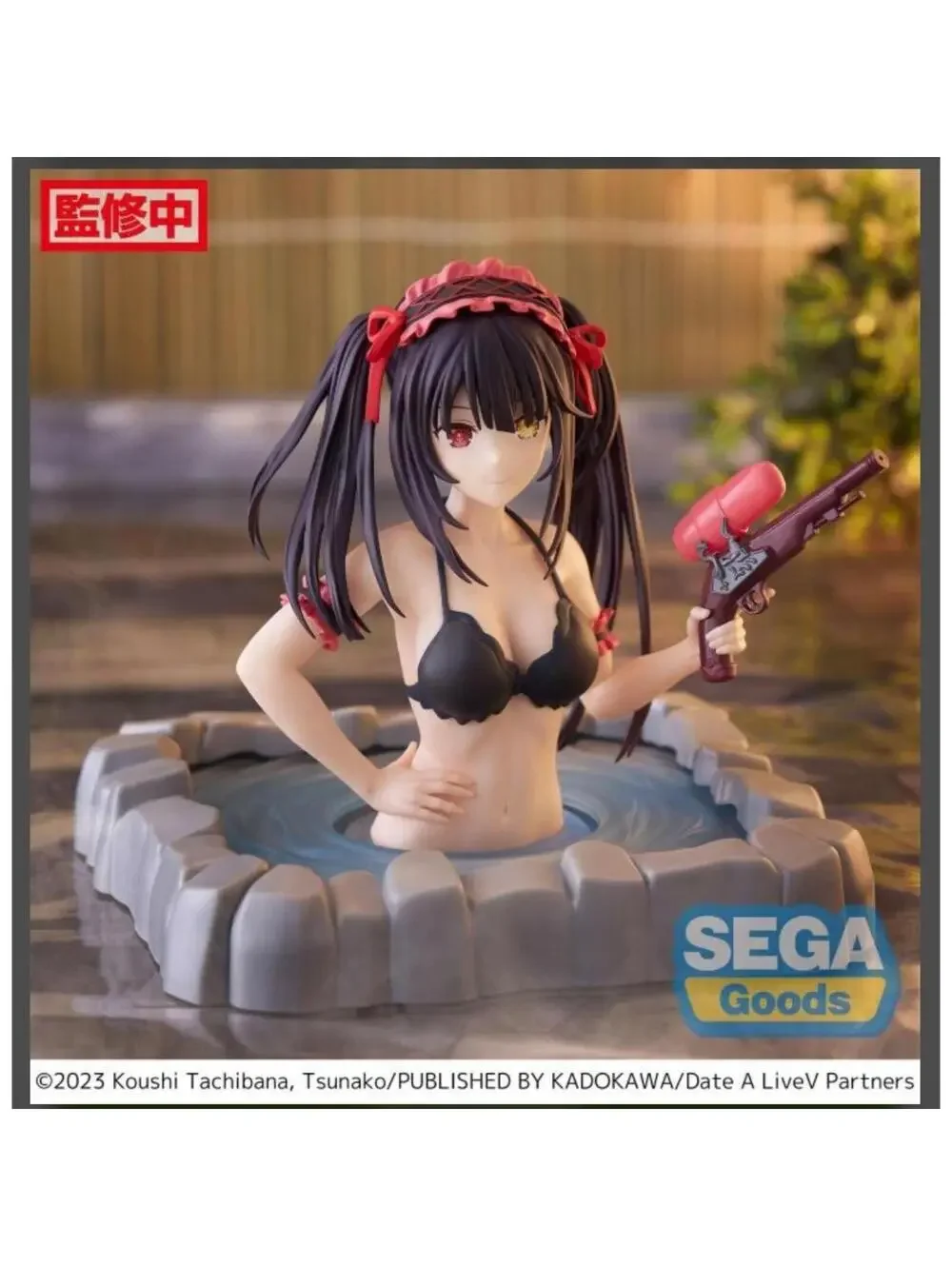 Sega Date A Live V  Kurumi TokisakiThermae Utopia Figure  Black Onsen Luminasta